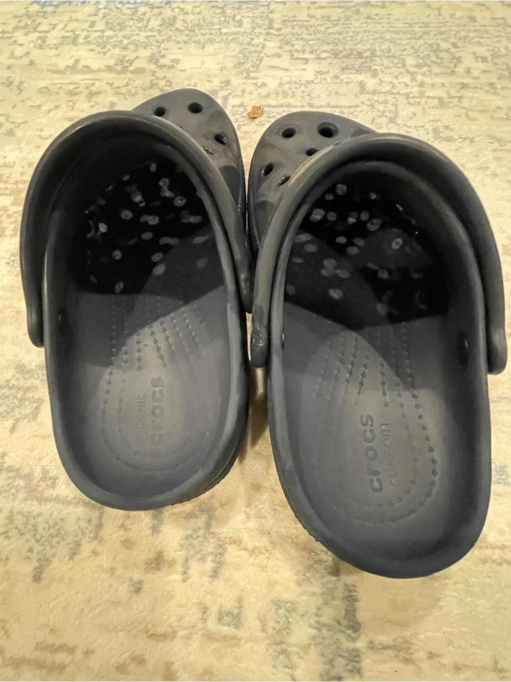 CROCS Kids Black Classic Clog with Strap - Lightweight Comfort